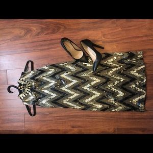 Gold Sequin dress